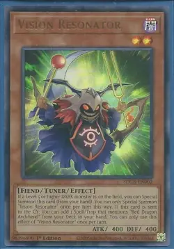 VISION RESONATOR ULTRA RARE SDCK-EN002 NEAR MINT YUGIOH - Image 1