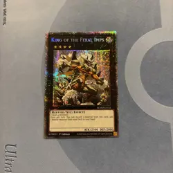 Yugioh King of the Feral Imps BLMM-EN154 Starlight Rare 1st Edition Near Mint - Image 1