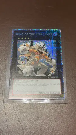 Yugioh King of the Feral Imps BLMM-EN154 Starlight Rare 1st Edition Near Mint - Image 1