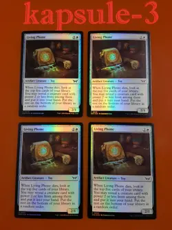 4x Living Phone | FOIL | Duskmourn: House of Horror | MTG Magic Cards - Image 1
