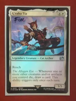 G'raha Tia - 21 - Foil - FIN - NM - MTG Magic the Gathering - Image 1
