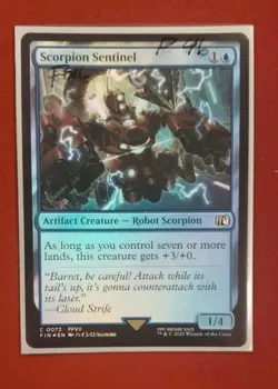 Scorpion Sentinel #72 (Foil) (NM) Final Fantasy FIN Magic MTG - Image 1