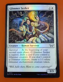 1x Glimmer Seeker | FOIL | Duskmourn: House of Horror | MTG Magic Cards - Image 1
