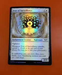 1x Fear of Surveillance | FOIL | Duskmourn: House of Horror | MTG Magic Cards - Image 3