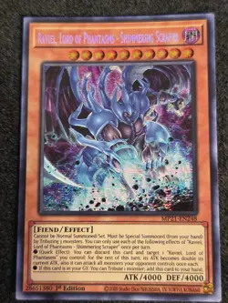 Yugioh Raviel, Lord of Phantasms - Shimmering Scraper MP21-EN248 Secret 1st NM - Image 1