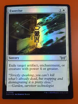 1x Exorcise | FOIL | Duskmourn: House of Horror | MTG Magic Cards - Image 1