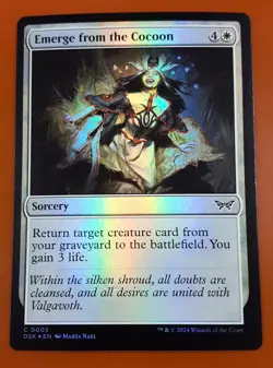 1x Emerge From the Cocoon | FOIL | Duskmourn: House of Horror | MTG Magic Cards - Image 1