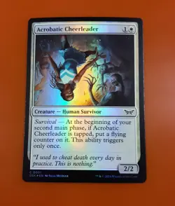 1x Acrobatic Cheerleader | FOIL | Duskmourn: House of Horror | MTG Magic Cards - Image 3