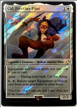 MTG Cid, Freeflier Pilot (Surge Foil) Commander: Final Fantasy FF7 NM - Image 1
