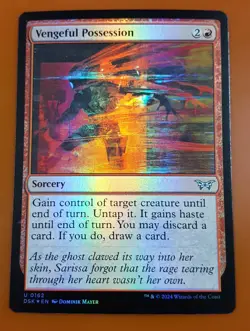 1x Vengeful Possession | FOIL | Duskmourn: House of Horror | MTG Magic Cards - Image 1