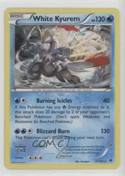 White Kyurem Holo Pokemon XY Fates Collide #21 READ - Image 1