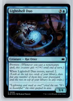 FOIL Lightshell Duo Bloomburrow Common - MTG Magic the Gathering Card - Image 1