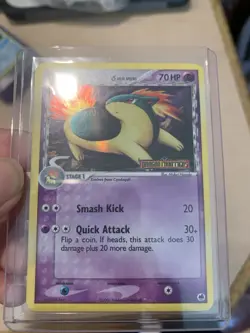 Rare Pokemon Card Quilava - 36/101 - EX Dragon Frontiers Stamped Holo 2006 - Image 2