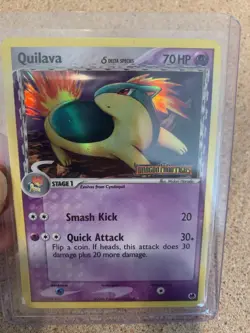 Rare Pokemon Card Quilava - 36/101 - EX Dragon Frontiers Stamped Holo 2006 - Image 3