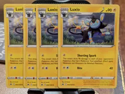 Pokemon TCG Crown Zenith Luxio 042/159 x4 Playset - Image 1