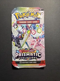 Pokemon Prismatic Evolutions Booster Pack Sealed Umbreon and Espeon art - Image 2