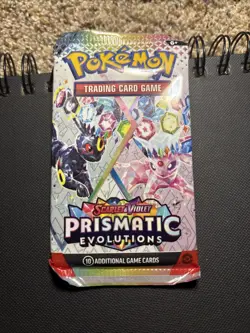 Pokemon Prismatic Evolutions Booster Pack Sealed Umbreon and Espeon art - Image 4