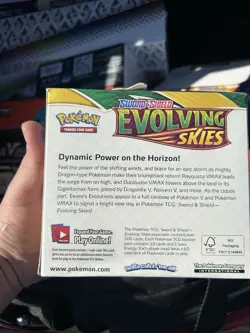 Pokemon TCG Sword & Shield Evolving Skies Open Booster Box - 36 Sealed Packs - Image 1