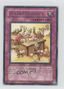 R - Token Feastevil YuGiOh The Lost Millenium #TLM-EN057 2005 READ - Image 1