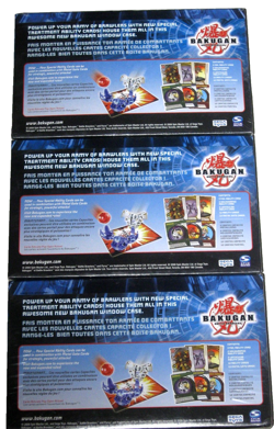 Bakugan Battle Brawlers Backpack + 3 Card Power House Boxed Pyrus Sets 2008 Lot - Image 4