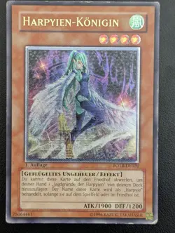 Harpyien-Konigin FOTB-DE020 Ultimate Rare Deutsch Very Good Yugioh - Image 1