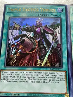 Triple Tactics Thrust + Harpie's Feather Duster | Ultra Rare | NM | YuGiOh! - Image 3