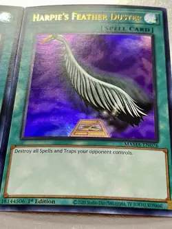 Triple Tactics Thrust + Harpie's Feather Duster | Ultra Rare | NM | YuGiOh! - Image 5