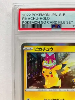 PSA 10 Pikachu 272/S-P Promo Pokemon GO Card File Set Japanese 2022 Gem Mint - Image 3