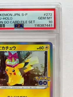 PSA 10 Pikachu 272/S-P Promo Pokemon GO Card File Set Japanese 2022 Gem Mint - Image 4