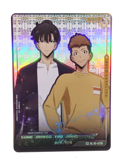 Sung Jinwoo Yoo Jinho Solo Leveling Mapniverse SL1E-078 SR Anime Trading Card - Image 1