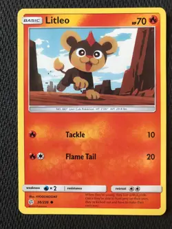 Litleo 36/236 Cosmic Eclipse Regular Common Pokemon Card - Image 1