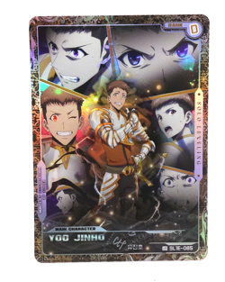 Yoo Jinho Solo Leveling Mapniverse SL1E-085 UR Anime Trading Card - Image 1