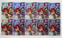 10 set Resource RP-009 Suletta & Gundam Aerial sleeved Gundam Card Bandai - Image 1