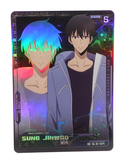 Sung Jinwoo Solo Leveling Mapniverse SL1E-071 SR Anime Trading Card - Image 1