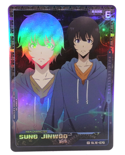 Sung Jinwoo Solo Leveling Mapniverse SL1E-070 SR Anime Trading Card - Image 1