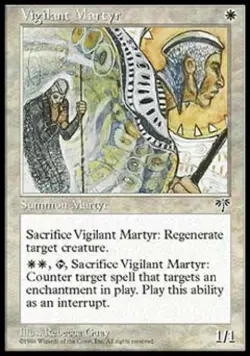 Vigilant Martyr - Light Play MTG Mirage - Image 1