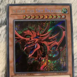 Yugioh Slifer The Sky Dragon SBCB-EN201 1st Edition Secret Rare Card NM-MT - Image 5