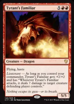 Tyrant's Familiar - Light Play MTG Commander 2017 - Image 1