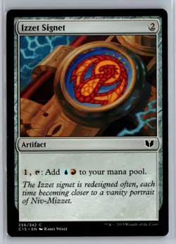 Izzet Signet b Commander 2015 Common - MTG Magic the Gathering Card - Image 1
