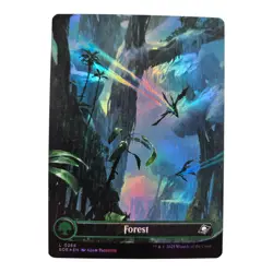 Forest #266 Foil Borderless Land MTG 2025 Edge of Eternities (EOE) - Image 1