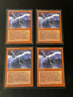 MTG 4x Fulmini a Catena (Chain Lightning) Excellent- Playset Leggende Ita - Image 1
