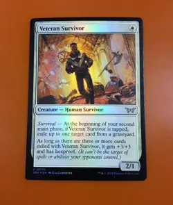1x Veteran Survivor | FOIL | Duskmourn: House of Horror | MTG Magic Cards - Image 3
