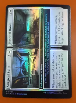 1x Surgical Suite & Hospital Room | FOIL | Duskmourn: House of Horror | MTG - Image 1