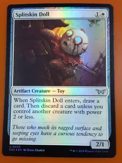 1x Splitskin Doll | FOIL | Duskmourn: House of Horror | MTG Magic Cards - Image 1