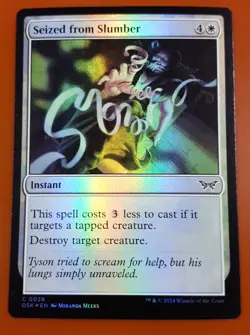 1x Seized from Slumber | FOIL | Duskmourn: House of Horror | MTG Magic Cards - Image 1