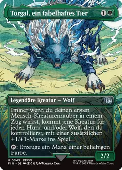 MTG Magic the Gathering FINAL FANTASY Torgal ein fabelhaftes Tier (v.1) - Image 1
