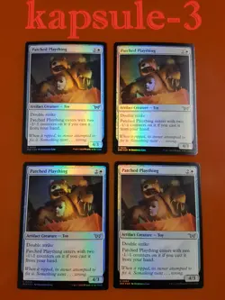 4x Patched Plaything | FOIL | Duskmourn: House of Horror | MTG Magic Cards - Image 1