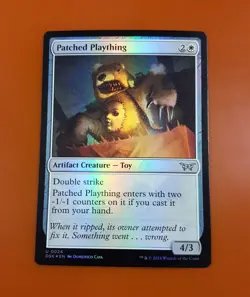 1x Patched Plaything | FOIL | Duskmourn: House of Horror | MTG Magic Cards - Image 3