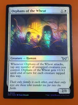 1x Orphans of the Wheat | FOIL | Duskmourn: House of Horror | MTG Magic Cards - Image 1