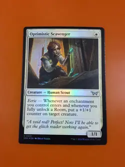 1x Optimistic Scavenger (0021) | FOIL | Duskmourn: House of Horror | MTG Magic - Image 3